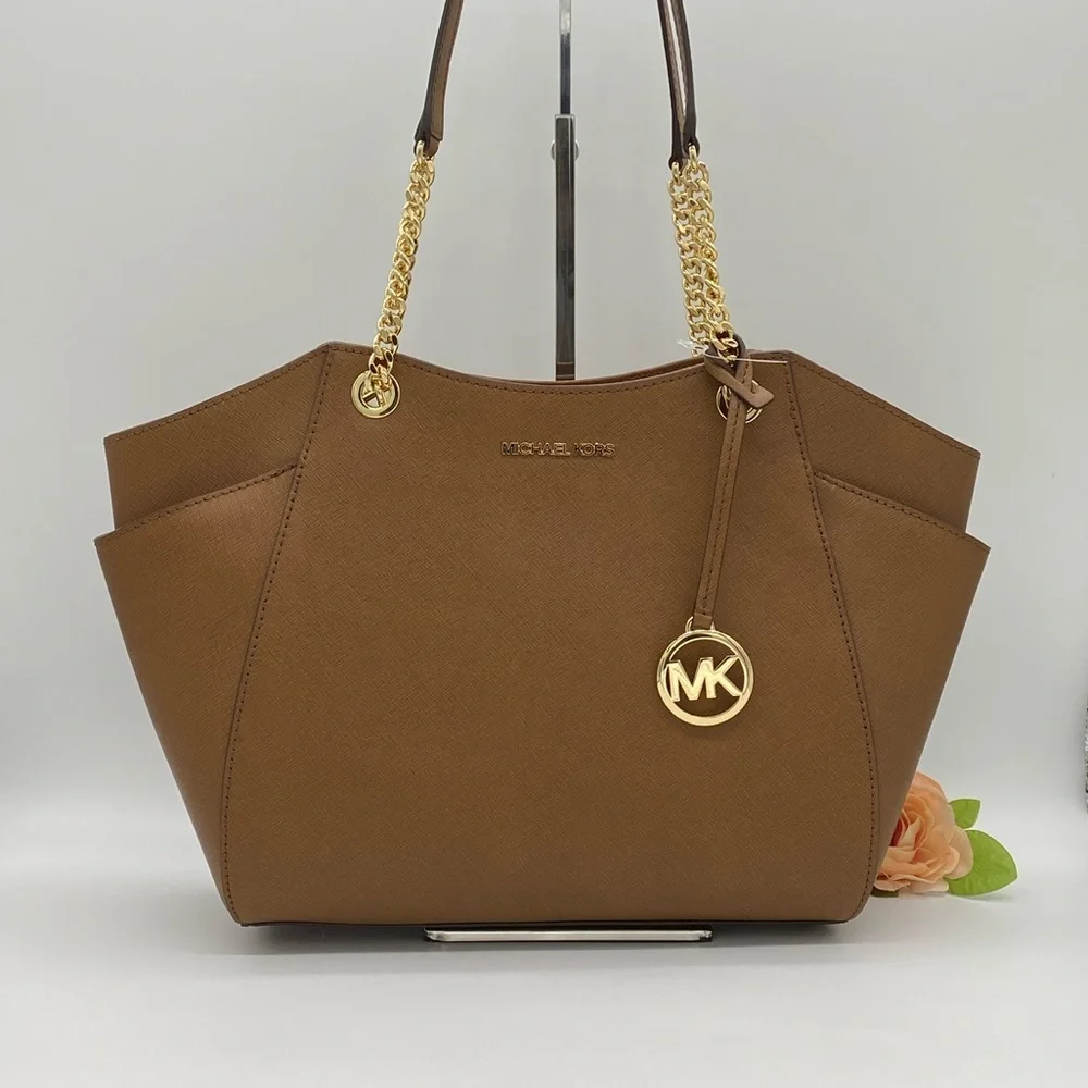 MICHAEL KORS LG CHAIN SHOULDER TOTE LUGGAGE